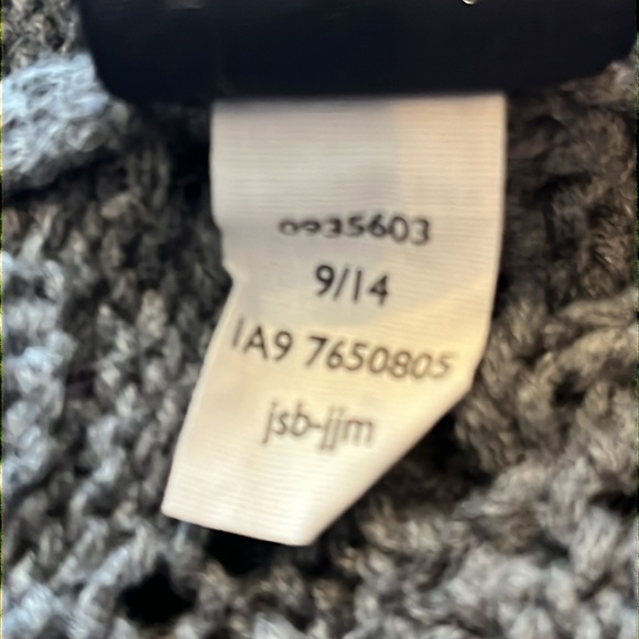 Cool Tommy Hilfiger Diamond Crochet scoop Neck Sweater Color Gray Size S/P - Picture 11 of 11